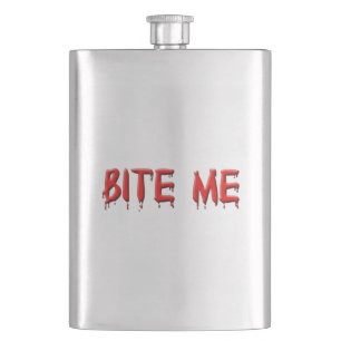 Bite me Flask Heupfles