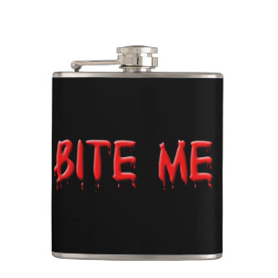Bite me Flask Heupfles