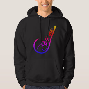 Bite me! Funny Vissen Hook Hoodie