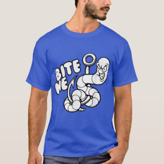 Bite Me Funny Worm Fishing T-shirt