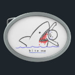 Bite me gesp<br><div class="desc">Duik in de schattige wereld van zee wezens met deze charmante en luchthartige "Bite Me" illustratie. Dit fascinerende kunstwerk combineert de grillen van de visserij met de vertederende natuur van het zeeleven, met een heerlijke mix van schattige zeeen wezens, waaronder een minzame haai. De illustratie laat een speelse scène zien...</div>