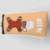 Bite me Ginger Bread Man Golfheadcover (Voorkant)
