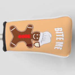 Bite me Ginger Bread Man Golfheadcover