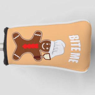 Bite me Ginger Bread Man Golfheadcover