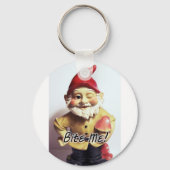 Bite me Gnome Sleutelhanger (Voorkant)