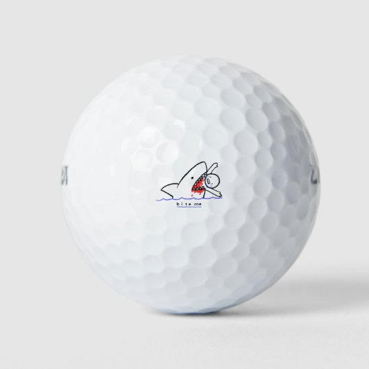 Bite me golfballen (Voorkant)