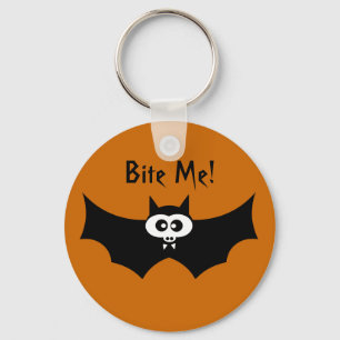 Bite Me Halloween Bat Sleutelhanger