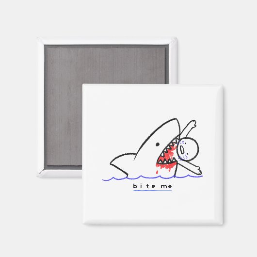 Bite me magneet (Voorkant / Achterkant)