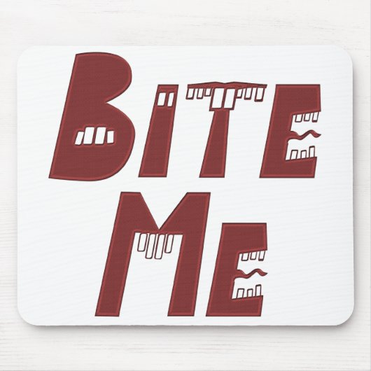 Bite me muismat (Voorkant)