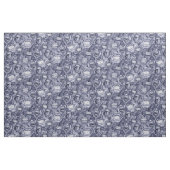 BITE ME orchideeën en rozen INDIGO Stof (Fat Quarter)