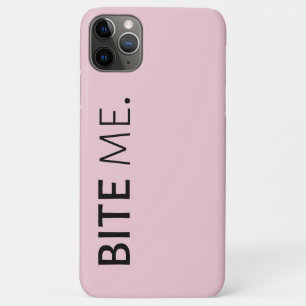 BITE ME passief agressief sarcasme gekke grap Case-Mate iPhone Case
