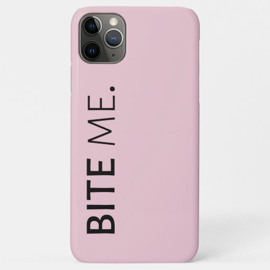 BITE ME passief agressief sarcasme gekke grap Case-Mate iPhone Case (Achterkant)