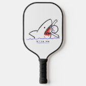 Bite me pickleball paddle (Voorkant)