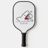 Bite me pickleball paddle (Achterkant)