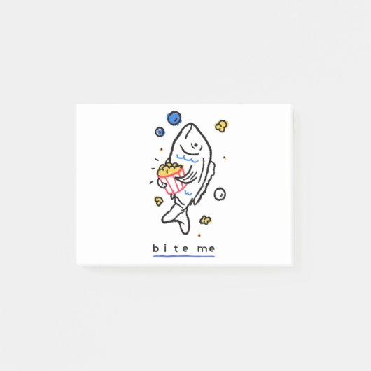 Bite me post-it® notes (Voorkant)