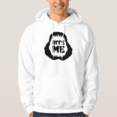 Bite me Quote - Shark Jaws Hoodie (Voorkant)