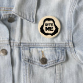 Bite me Quote - Shark Jaws Ronde Button 5,7 Cm (In situ)