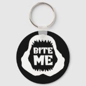 Bite me Quote - Shark Jaws Sleutelhanger (Voorkant)