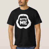 Bite me Quote - Shark Jaws T-shirt (Voorkant)