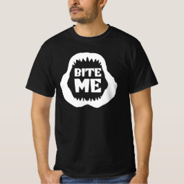 Bite me Quote - Shark Jaws T-shirt