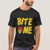 BITE ME  Retro Carnivorous Plants  Present T-shirt (Voorkant)