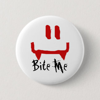 Bite me ronde button 5,7 cm