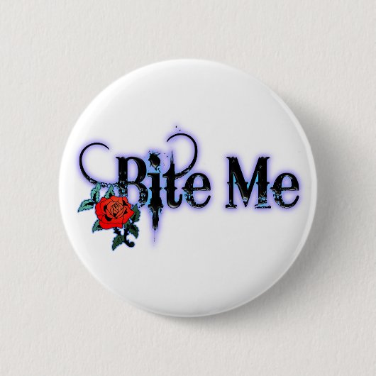 Bite me ronde button 5,7 cm (Voorkant)
