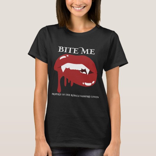 Bite me Royale Coven T-shirt (Voorkant)