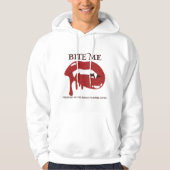 Bite Me Royales Mannen Hoodie (Voorkant)