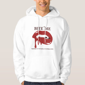 Bite Me Royales Mannen Hoodie