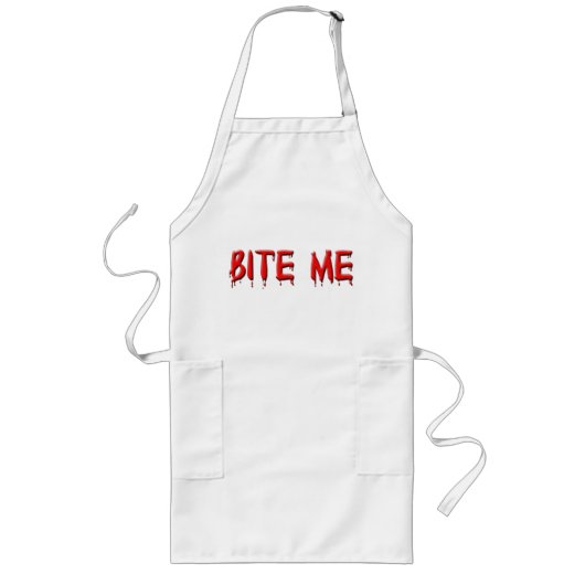 Bite me Schort (Voorkant)