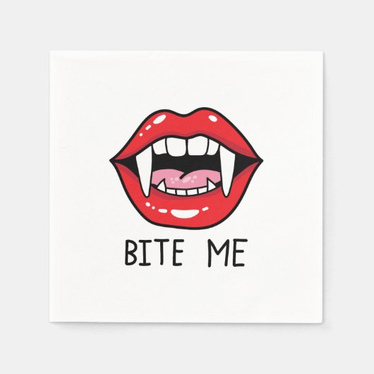 Bite me  servet (Voorkant)