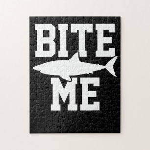 Bite Me - Shark Marine Biology Gift - Animal Ocean Legpuzzel