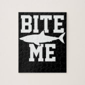 Bite Me - Shark Marine Biology Gift - Animal Ocean Legpuzzel (Verticaal)