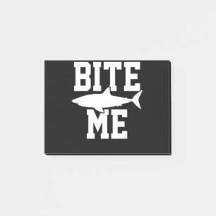 Bite Me - Shark Marine Biology Gift - Animal Ocean Post-it® Notes
