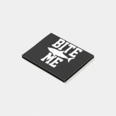 Bite Me - Shark Marine Biology Gift - Animal Ocean Post-it® Notes (Schuin)