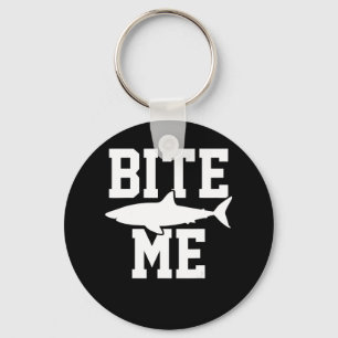 Bite Me - Shark Marine Biology Gift - Animal Ocean Sleutelhanger