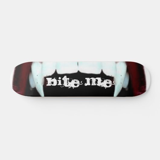 Bite me skateboard (Horizontaal)