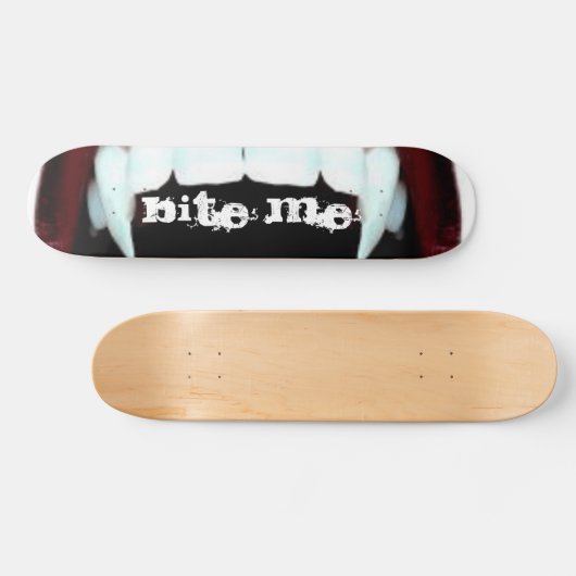 Bite me skateboard (Horizontaal)
