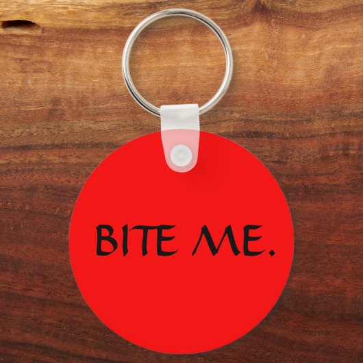 BITE ME. SLEUTELHANGER (Voorkant)