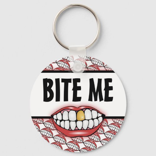 Bite me Sleutelhanger (Voorkant)