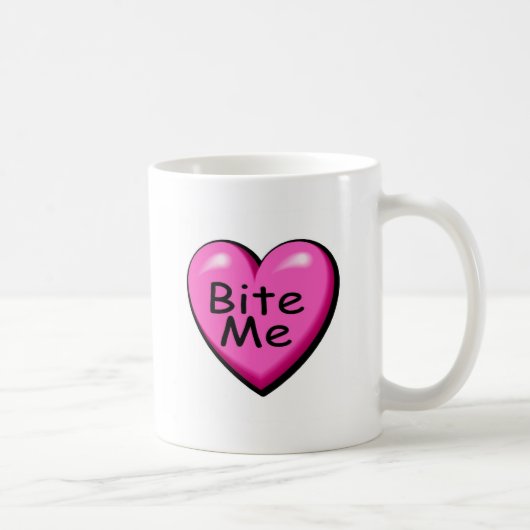 Bite me Snoep Heart Koffiemok (Rechts)