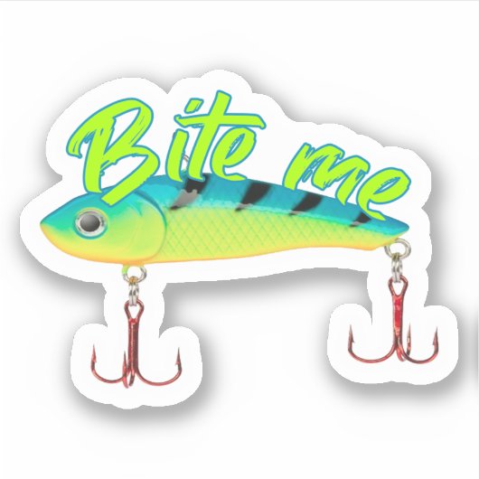 Bite me sticker (Voorkant)