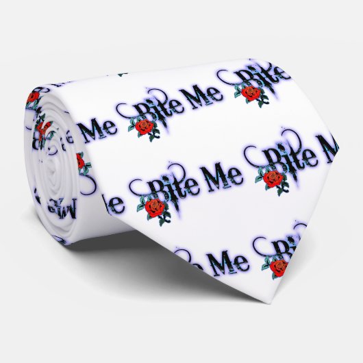Bite me stropdas (Opgerold)