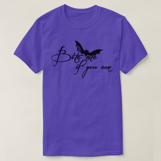 Bite me t-shirt (Design voorkant)