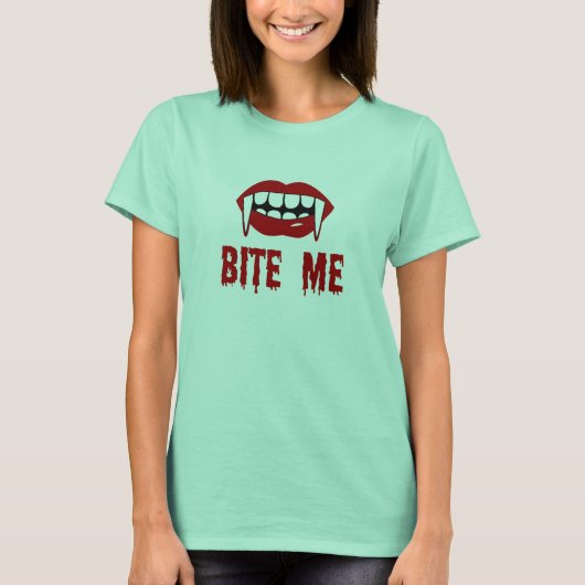 Bite me t-shirt (Voorkant)