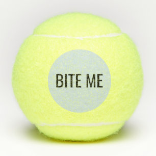 Bite Me Tennis Balls-set van 3 Tennisballen