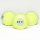 Bite Me Tennis Balls-set van 3 Tennisballen (Multi)