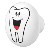 "BITE ME" TOOTH KERAMISCHE KNOP (Rechts)