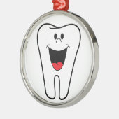 "BITE ME" TOOTH METALEN ORNAMENT (Links)